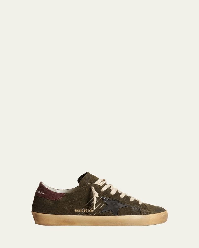 Superstar Mixed Leather Low-Top Sneakers